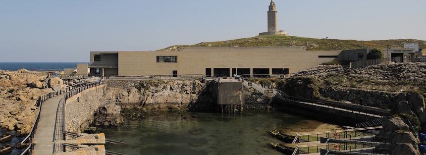 Vista exterior do Aquarium Finisterrae