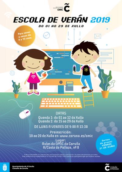 Cartaz escolas de verán 2019